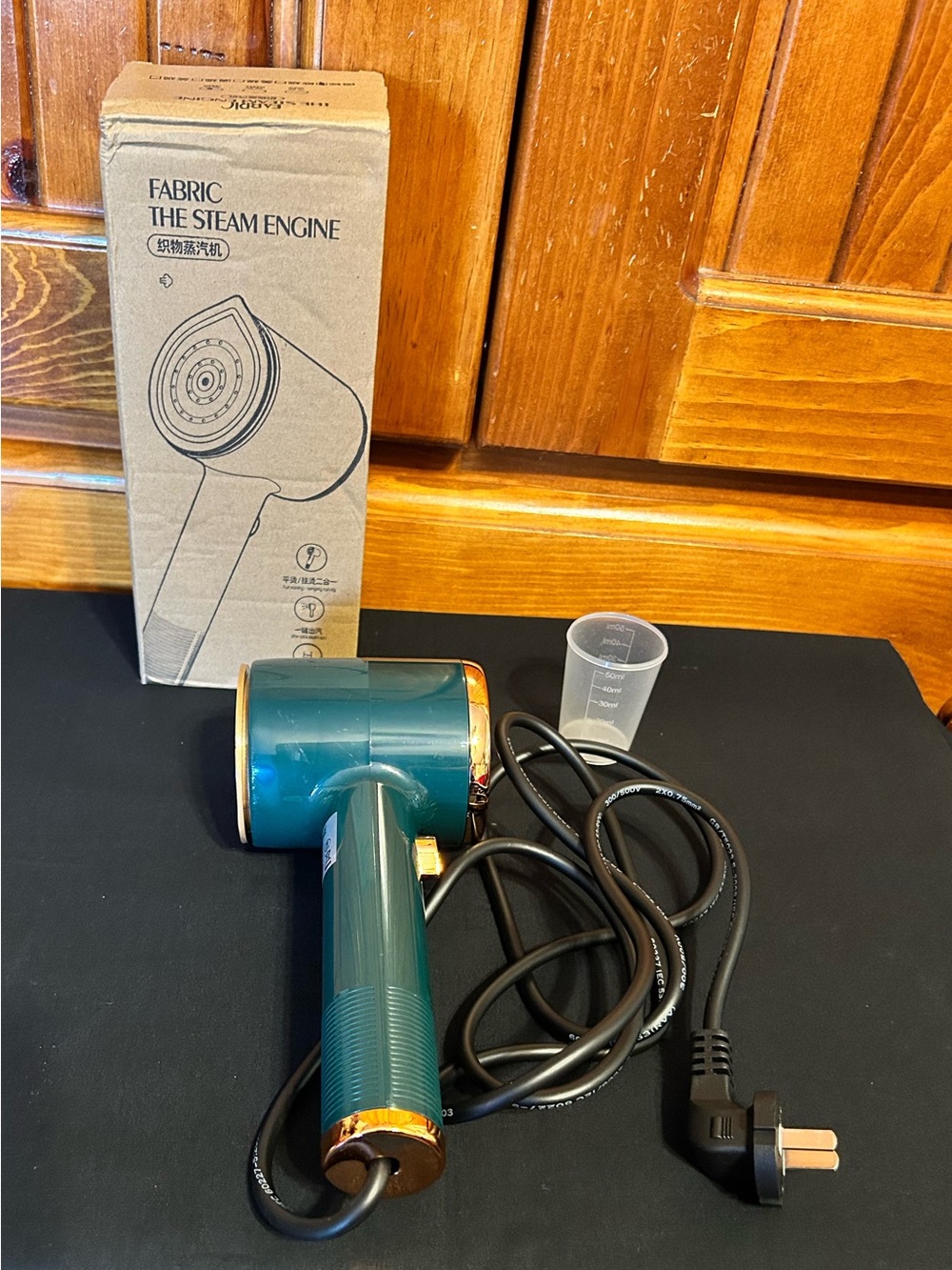 The Steam Engine Handheld Garment Steamer - Teal